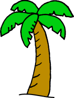 cartoon clipart palm tree