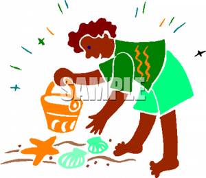 Cartoon clipart seashell. A of an ethnic