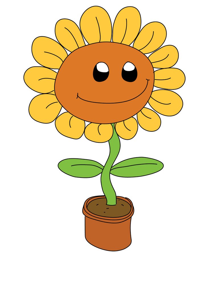 Free download clip art. Cartoon clipart sunflower