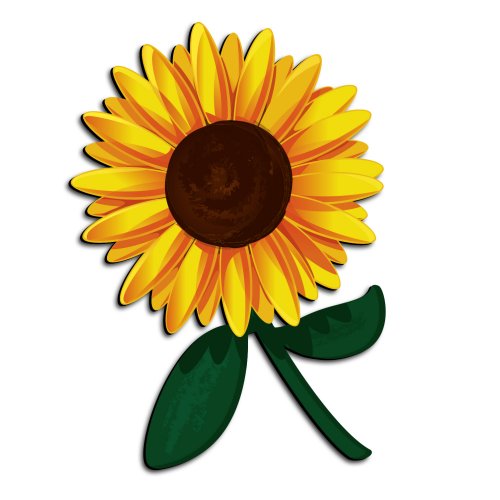 Cartoon clipart sunflower. Free download clip art