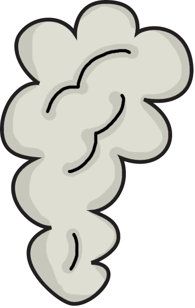 Cartoon Smoke Png - Cartoon Smoke Png, Transparent Png 