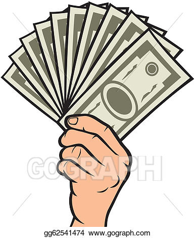 money clipart hand