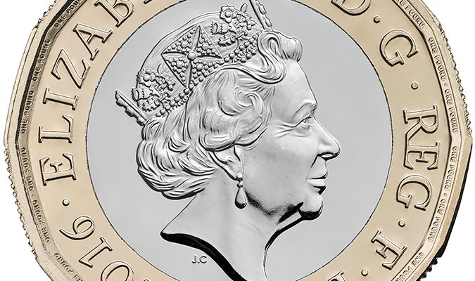 Cash clipart pound. New sided coin launches