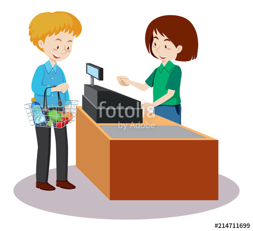 cashier clipart cashier desk