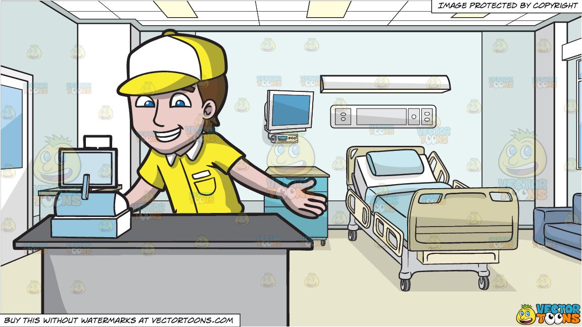 cashier clipart hospital