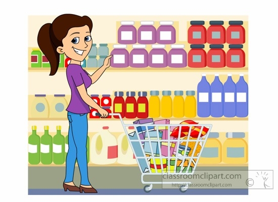 cashier clipart sale lady