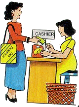 cashier clipart transparent