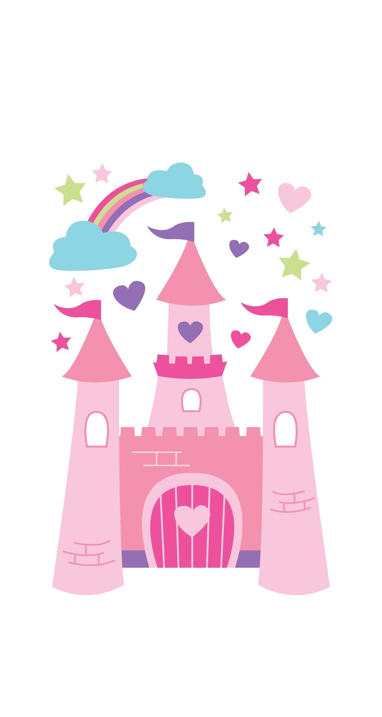 clipart castle cute