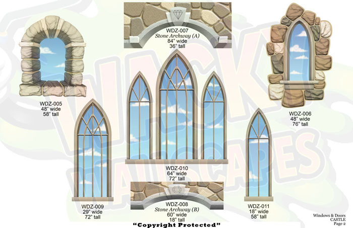 castle clipart doors