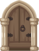 castle clipart doors