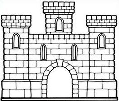 castle clipart drawing