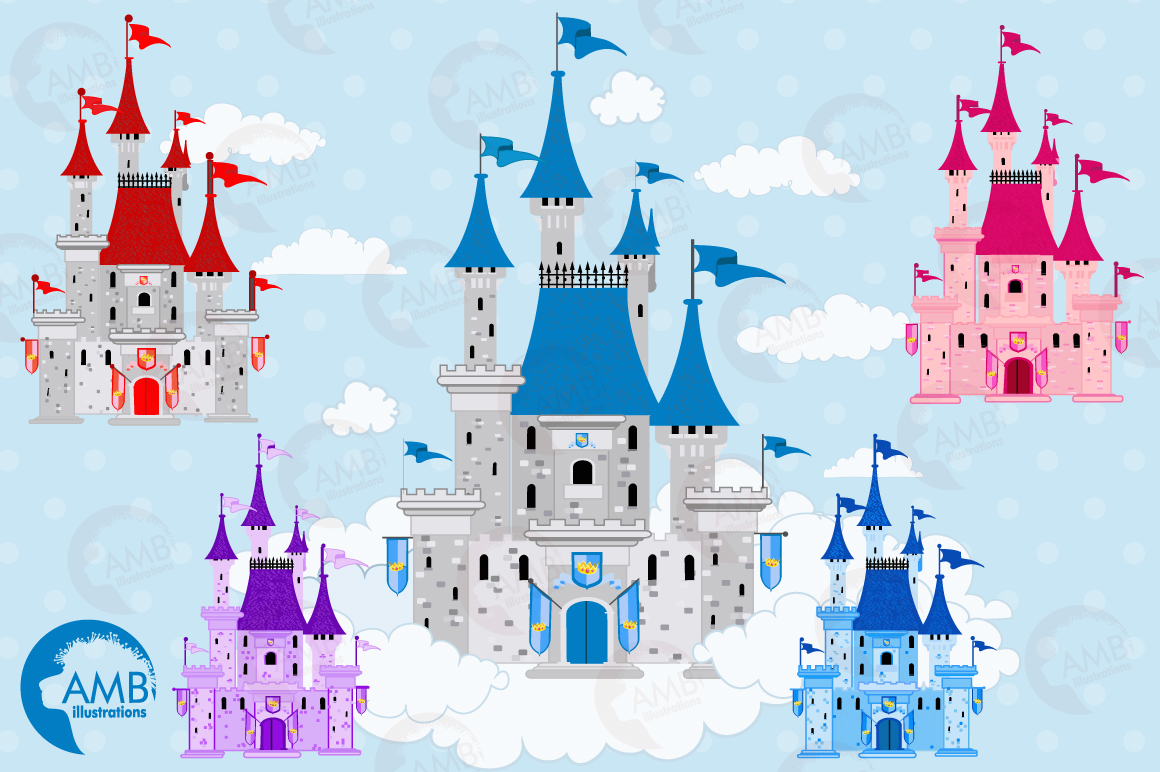 clipart castle fairytale castle