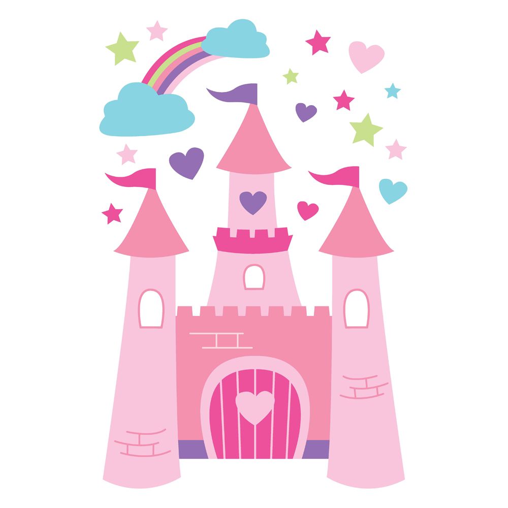 clipart castle princess