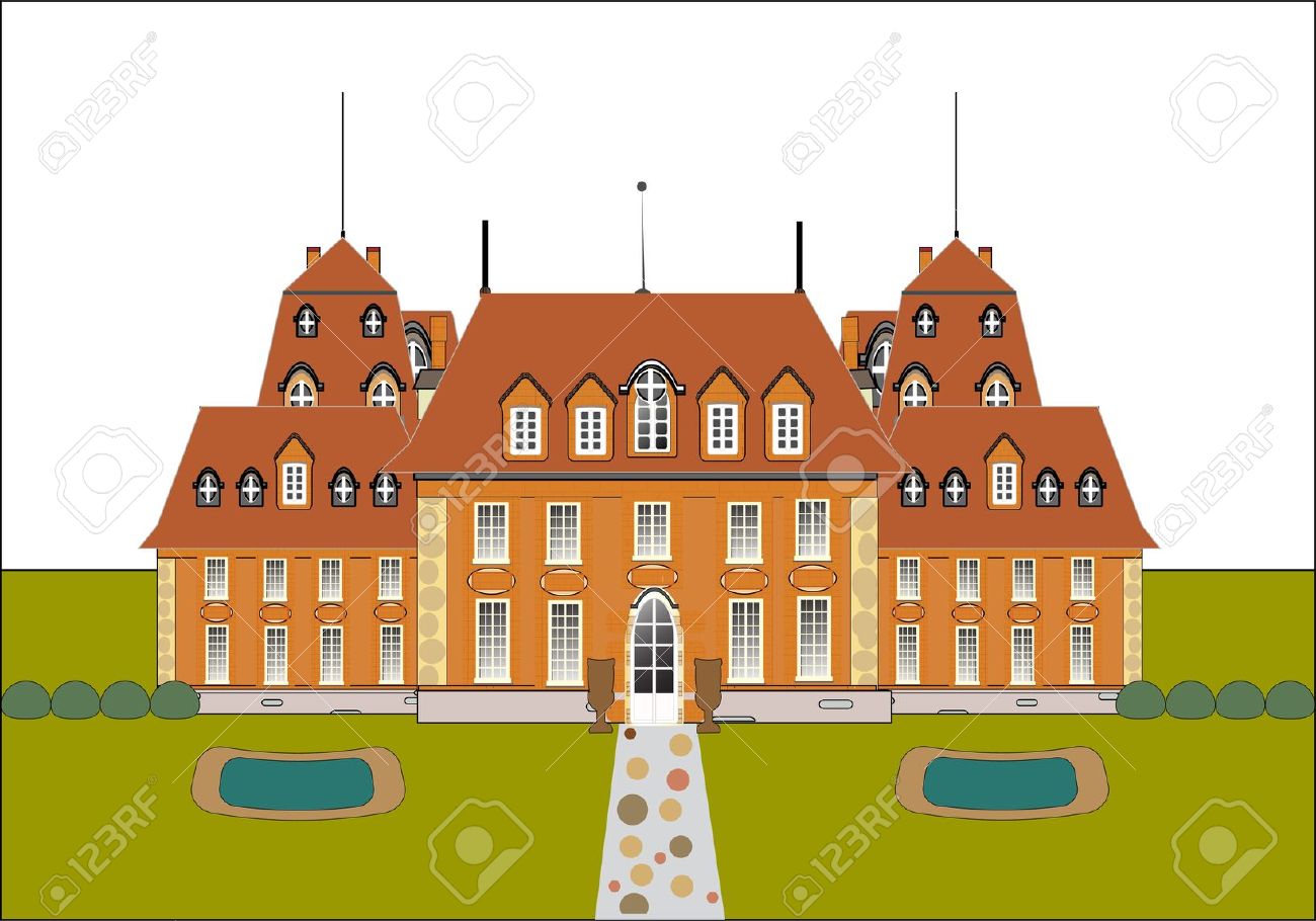 castle clipart mansion