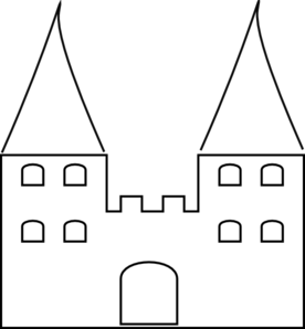 castle clipart simple