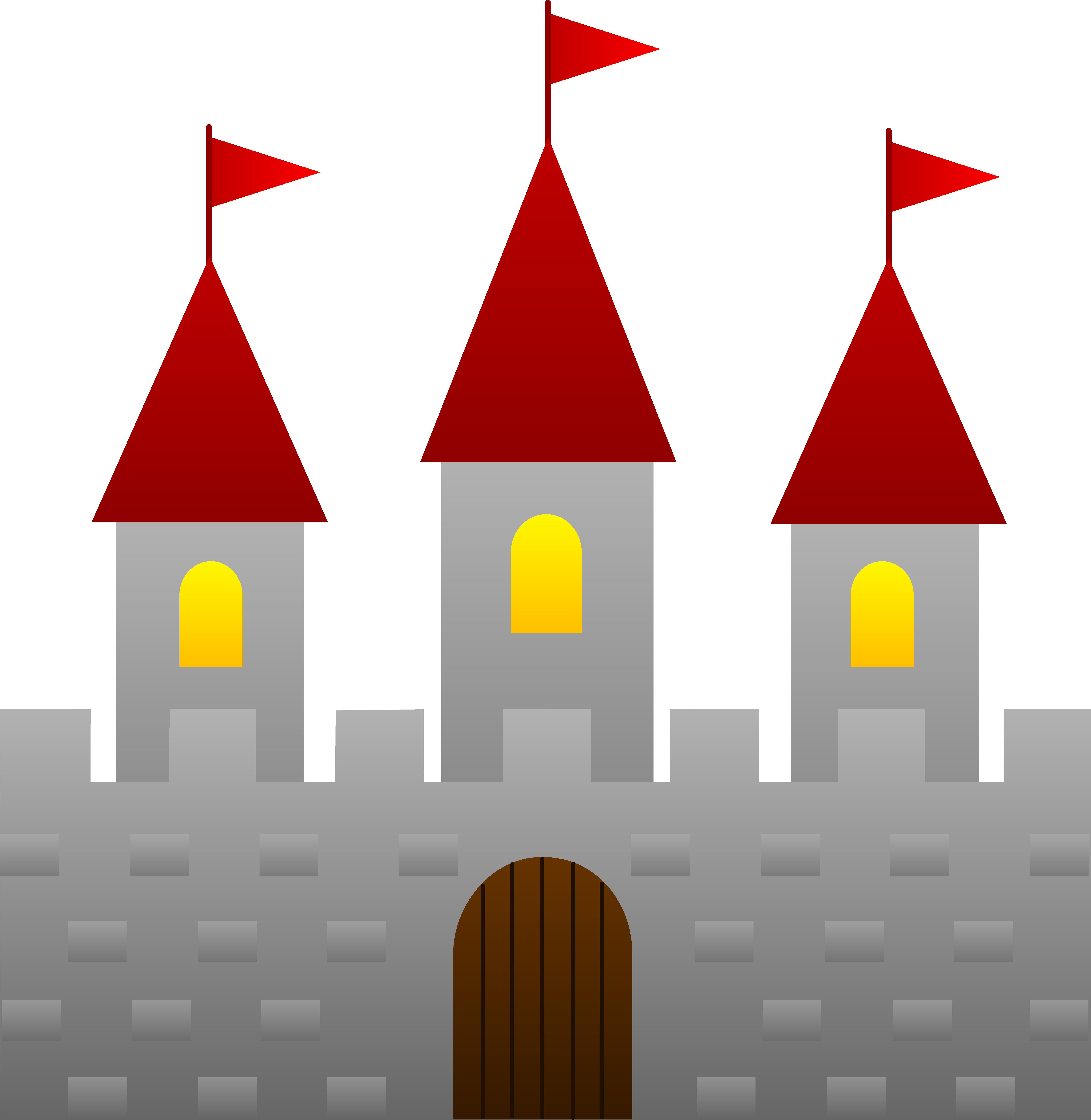 Cute castle design free. Knight clipart easy