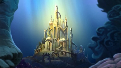clipart castle underwater