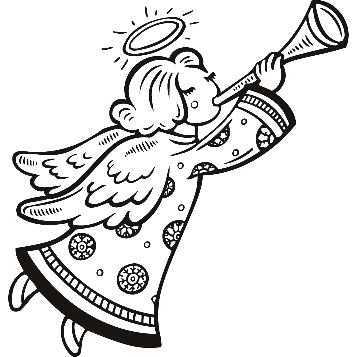 cats clipart angel