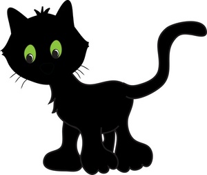 Animated black . Cat clipart animation