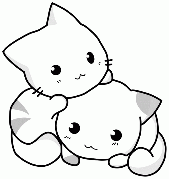 cats clipart simple