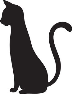 cats clipart side view