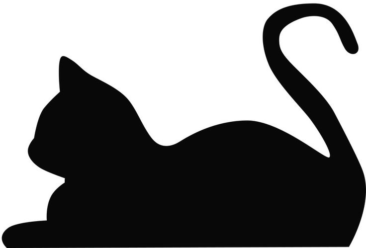 Cat clipart silhouette. Dog clip art at