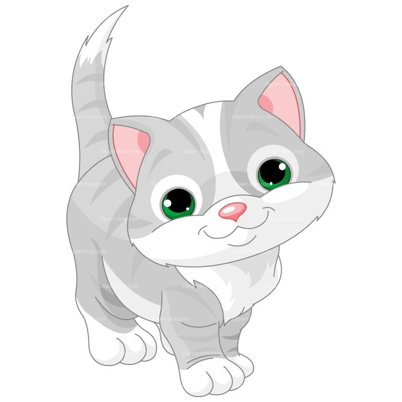 Kitty clipart baby cat. Royalty free vector design