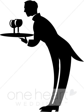 catering clipart butler tray