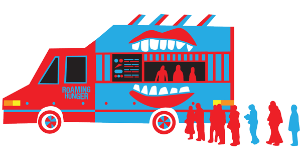 Catering clipart starvation. Roaming hunger food truck