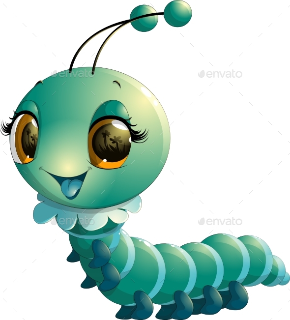 caterpillar clipart character