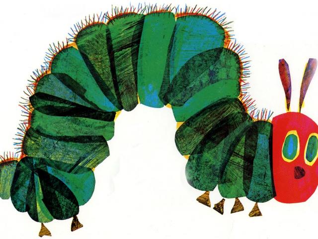caterpillar clipart dancing