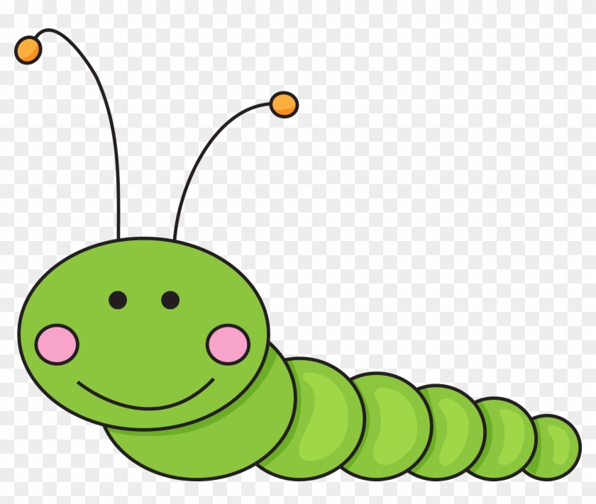 caterpillar clipart green worm