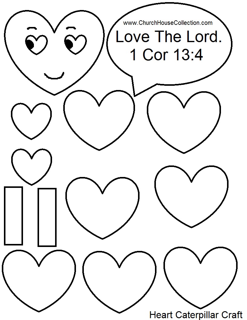 caterpillar clipart heart