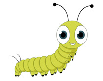 Search results for clip. Caterpillar clipart illustration