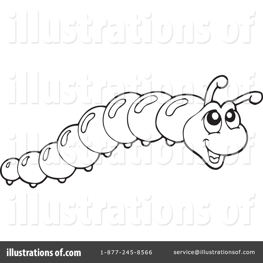 By visekart royaltyfree rf. Caterpillar clipart illustration