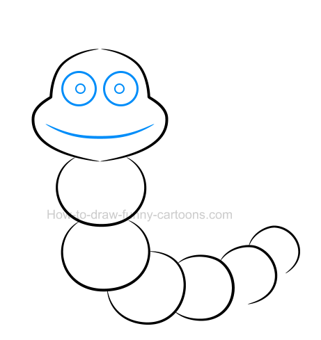 How to create a. Caterpillar clipart shape