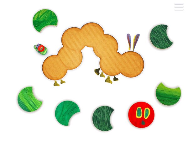 caterpillar clipart shape