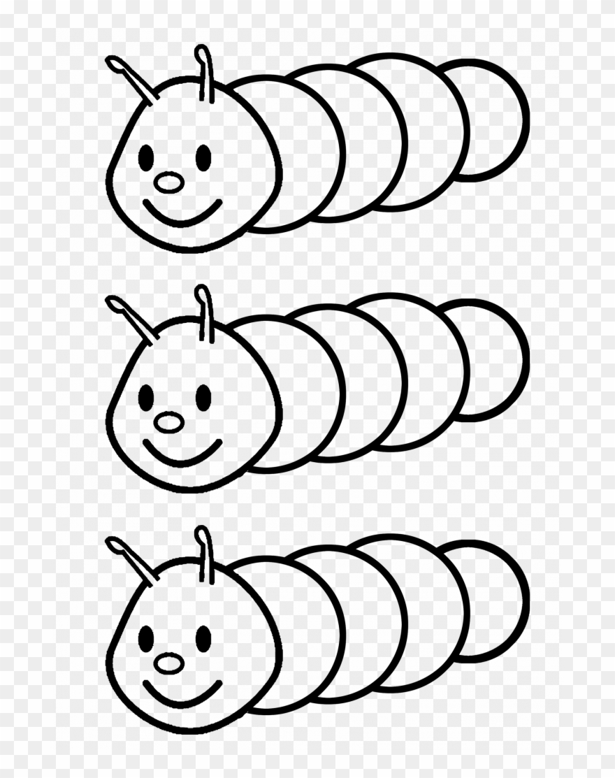 caterpillar clipart simple