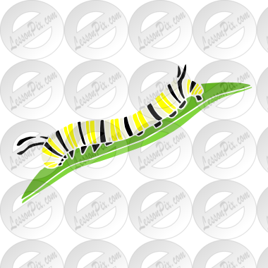 caterpillar clipart stencil