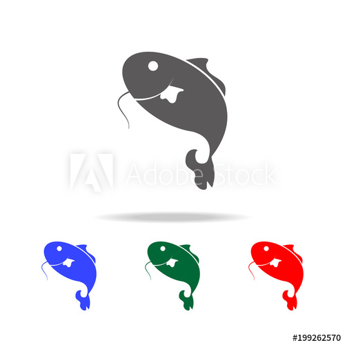 catfish clipart colored