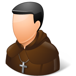 catholic clipart monk