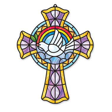 Catholic clipart stained glass. Cross kit online store