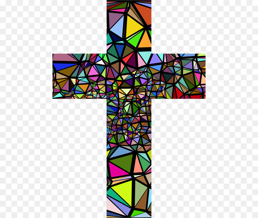 Catholic clipart stained glass. Window christian cross clip