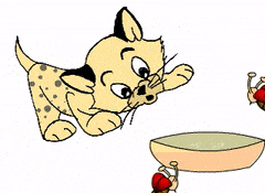 Cat clipart animation. Cats gifs find make