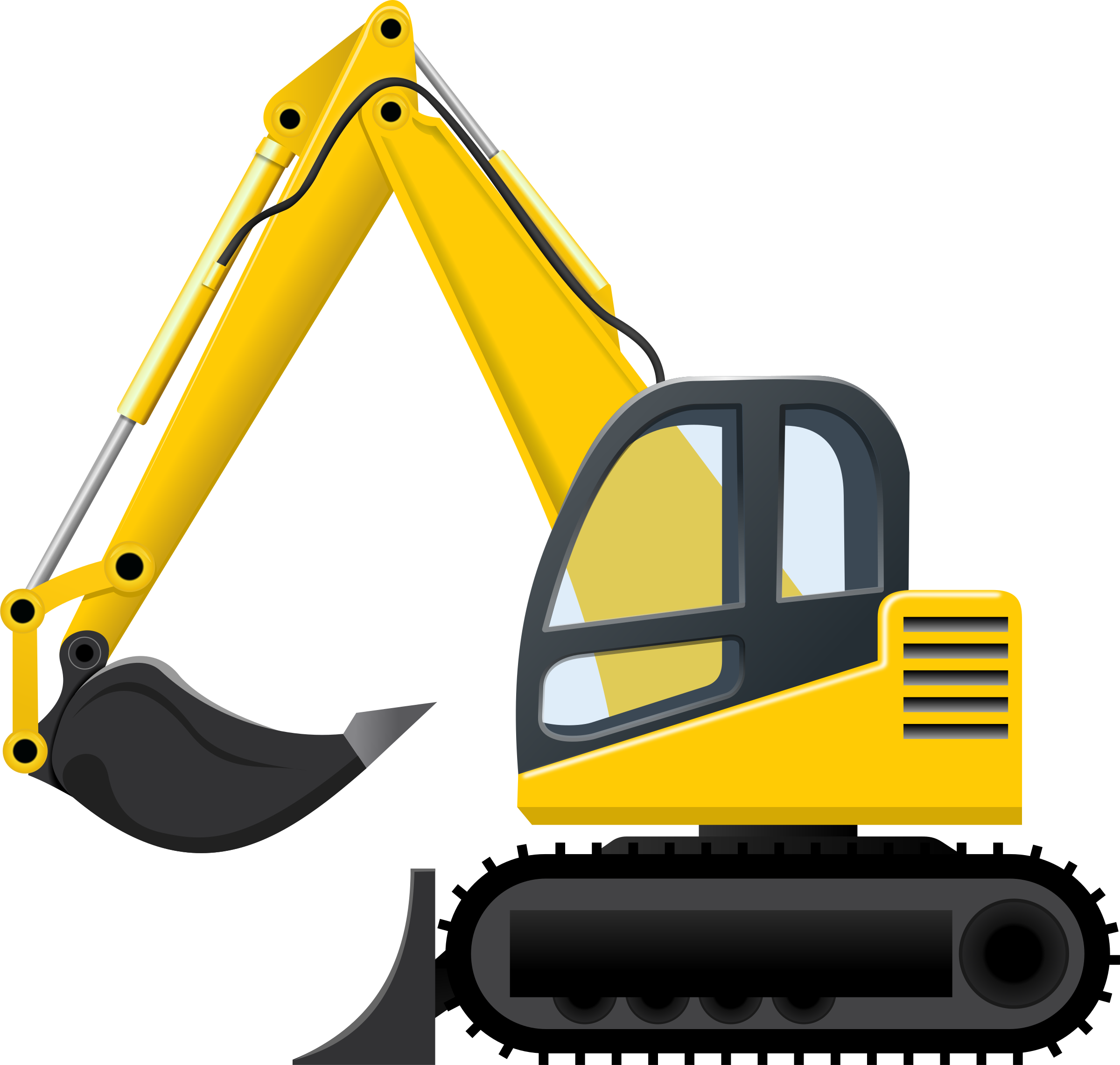  collection of construction. Excavator clipart crawler