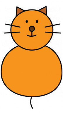 cats clipart easy