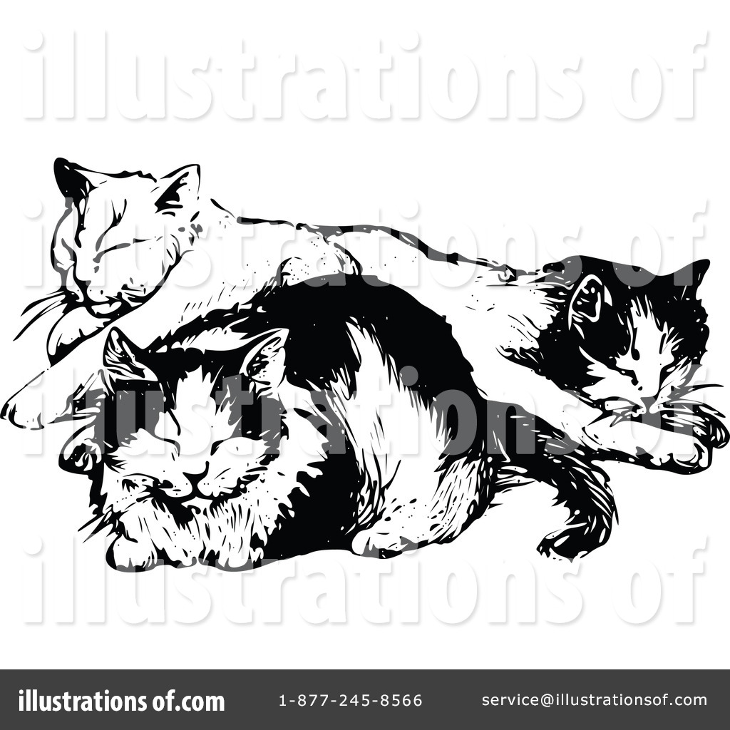 cats clipart illustration