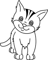 cats clipart outline