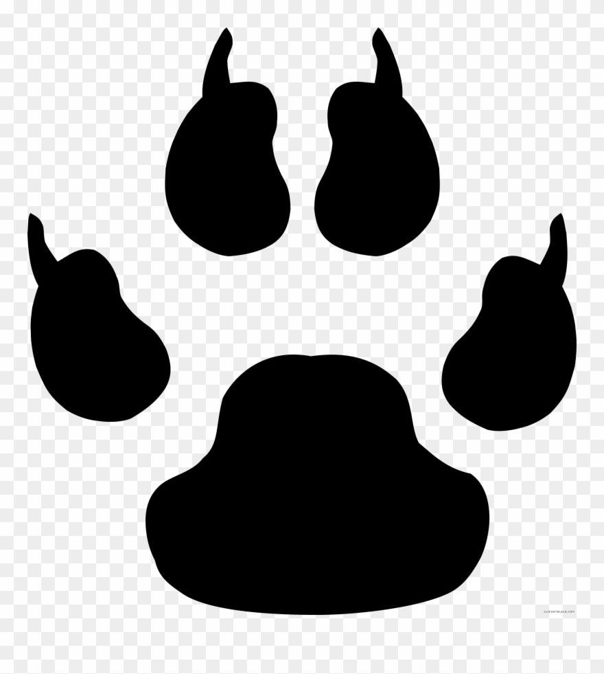 pawprint clipart cat claw