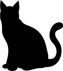clipart cat shape